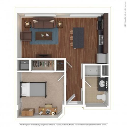 2 Bed, 1 Bath DinkyDome Upgrade 2 Bed Apartment Yugo Minneapolis