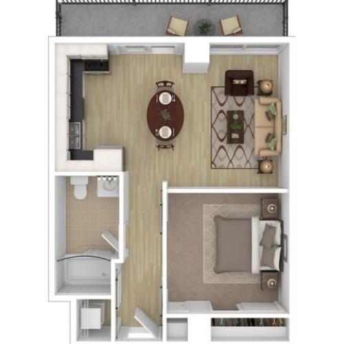 1x1 Penthouse A