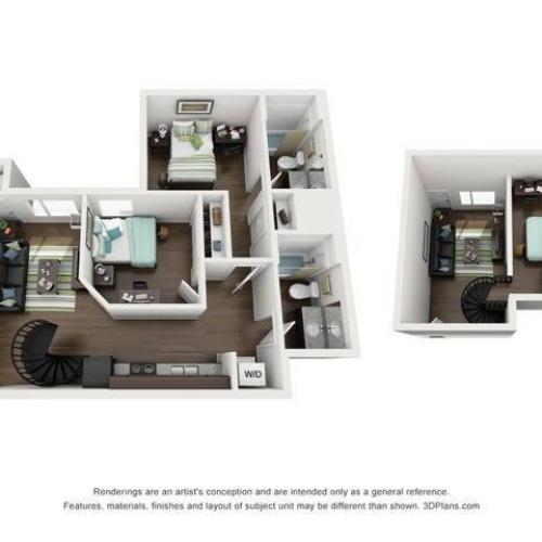 3.2 Loft Corner - Furnished