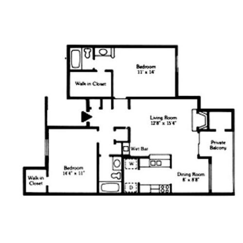 The Executive 2 Bed Apartment Governor's Park