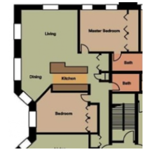 Lorraine Building- 2 Bed, 1 Bath