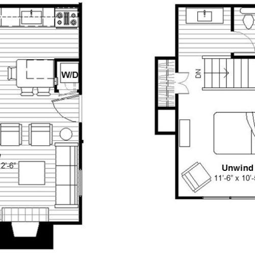 2 BR Loft