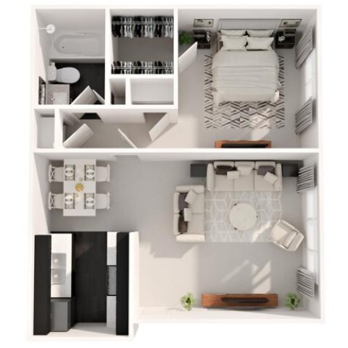 Victoria 2 Bed Apartment Advenir at Cherry Creek North