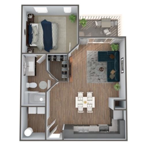 Honey Bell 1 Bed Apartment Advenir at Castle Hill