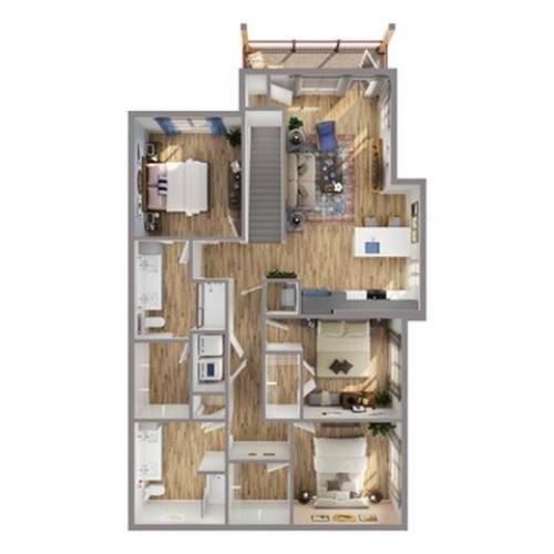 3 Bed/ 2 Bath