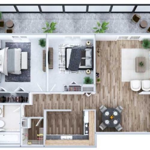 Fairmont 1 Bed Apartment Advenir at French Quarter