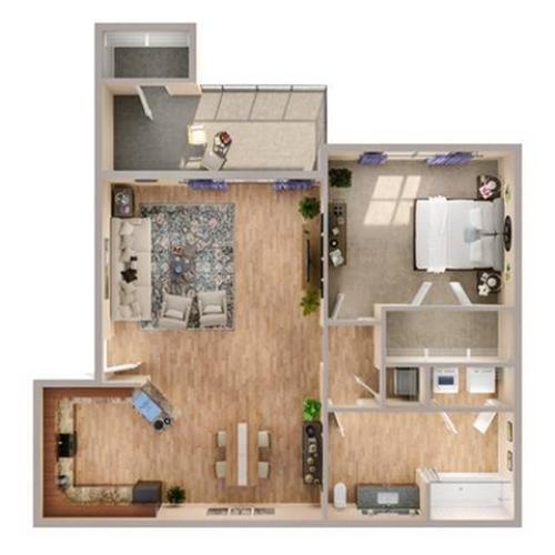 Chelsea 1 Bed Apartment Advenir at Grand Parkway West