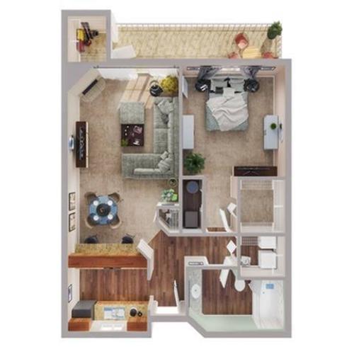 Sunset Renovated Townhome 2 Bed Apartment Advenir at Del Arte Apts