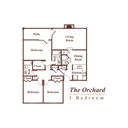 The Peach 1 Bed Apartment Peachtree Place Apartments