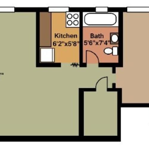 2 Bedroom 2 Bed Apartment Dorchester Apartments