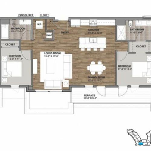 Two Bedroom - Penthouse H