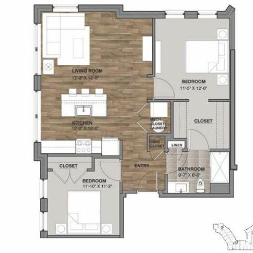 Two Bedroom - Unit N