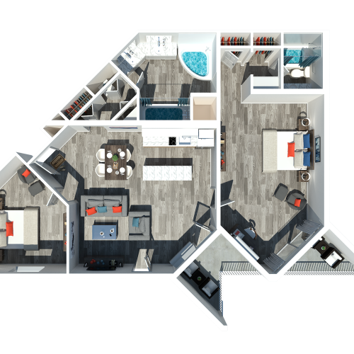 2 Bedroom 2 Bath