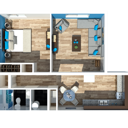 1 Bedroom Edmondson 1 Bed Apartment Overton Brentwood