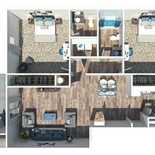 Two Bedroom | Two Bathroom