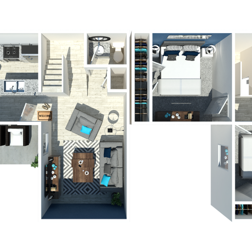 2 Bedroom | 1.5 Bathroom Townhome