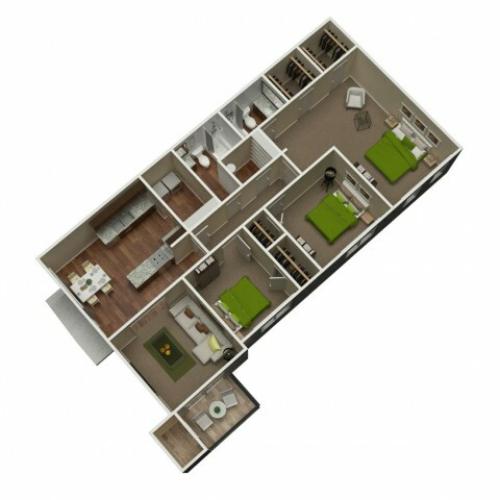 3 Bedroom 2 Bath