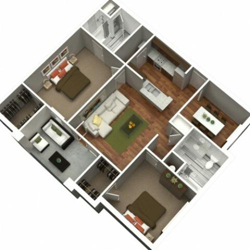 2 Bedroom 2 Bath 1094