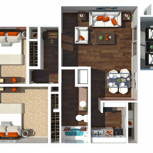 1 Bedroom 1 Bed Apartment Sova