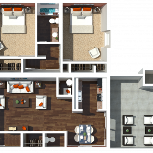 1 Bedroom 1 Bed Apartment Sova