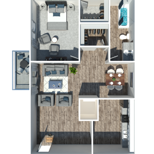 One Bedroom B