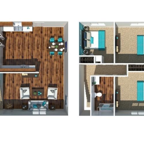 Three Bedroom One and A Half Bathroom