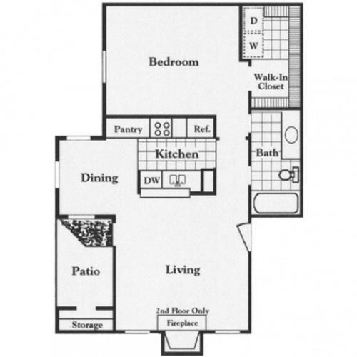 EP2X2 2 Bed Apartment Forest Creek Apartments