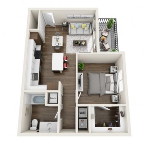 2F 2 Bed Apartment The Tomscot