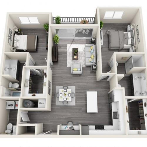 2F 2 Bed Apartment The Tomscot