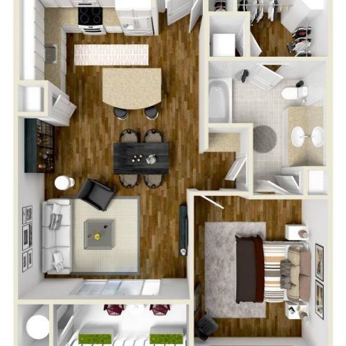 AALT1 1 Bed Apartment Domain West