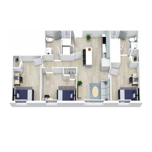 All units are fully furnished and include a full-size washer & dryer. Rental rate includes: High Speed Internet, Water, Sewer & Trash
