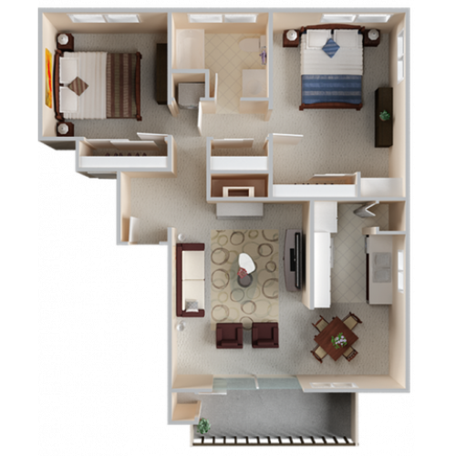 Seabreeze 2x1 879 Sq Ft.