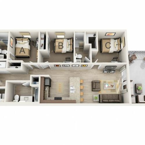 3 Bedroom B