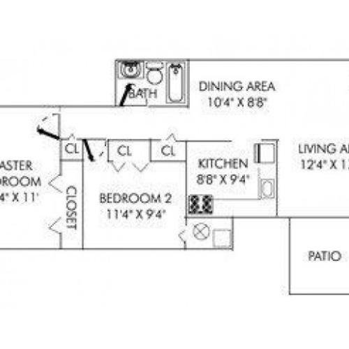 The Sycamore 3 Bed Apartment Woodmere Apartments