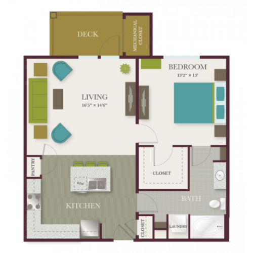 Washington 3 Bed Apartment Cambridge Square Apartments