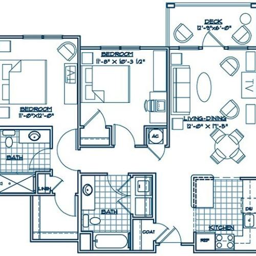 The Lodge at BridgeMill, Canton GA | The Kent floorplan
