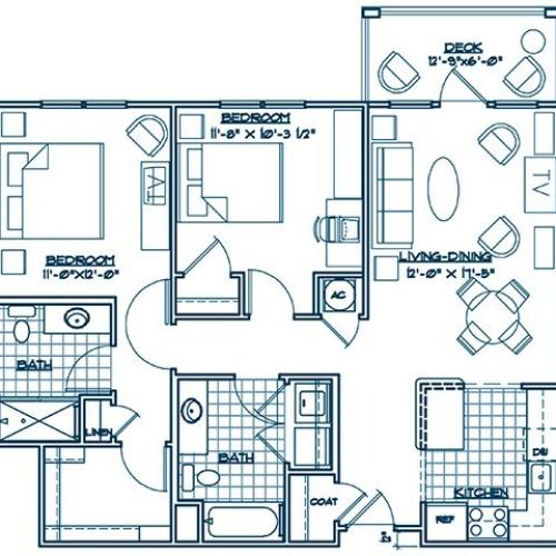 The Lodge at BridgeMill, Canton GA | The Yorkshire floorplan