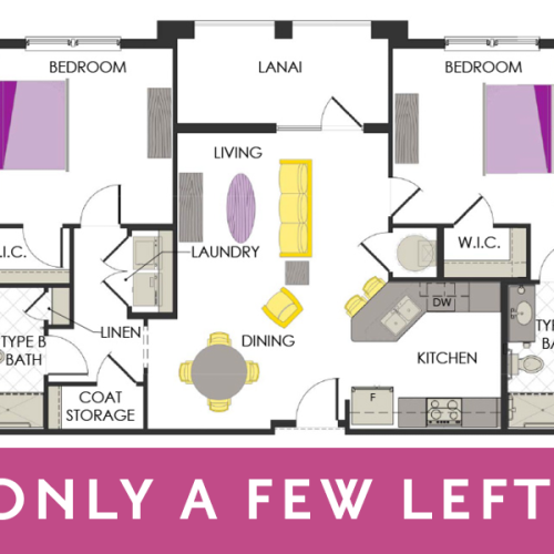 Arcadia Gardens, Palm Beach Gardens FL | Amaryllis deluxe floorplan