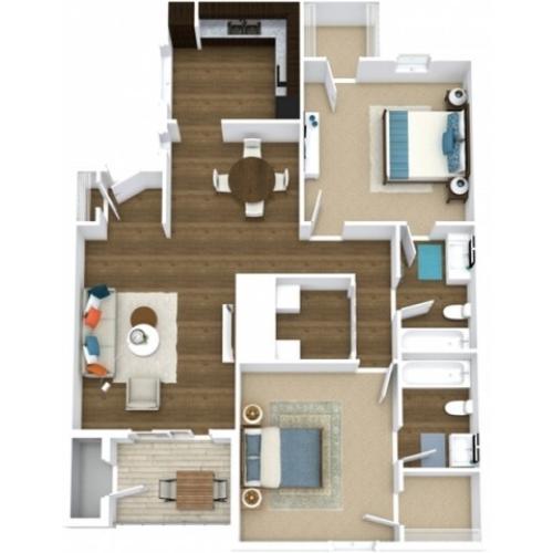 Lighthouse 2 Bed Apartment Summer Pointe Apartments