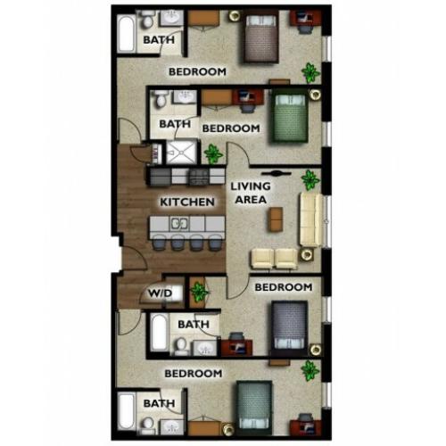 Union at Midtown: 4x4 | Detroit Apartments | Union at Midtown