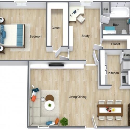 Royal Oaks 1 Bed Apartment Country Club Place Apartments