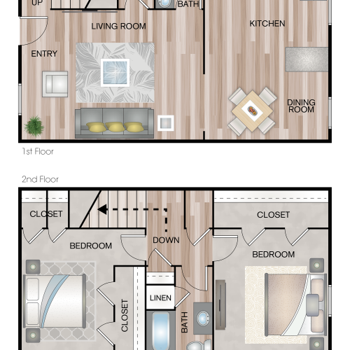 Renovated Seahorse - 2 Bed 1.5 Bath