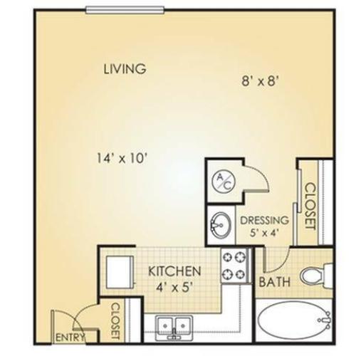 Studio Apartment