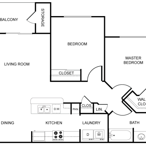 Spring River B1 Two Bedroom