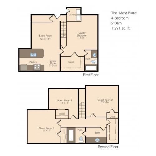 c20ap 3 Bed Apartment Chateaux Normandie