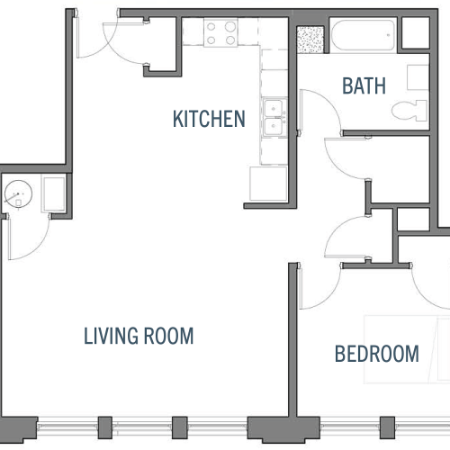 Trinidad Artspace Lofts A50C One Bedroom