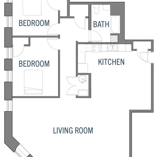 Trinidad Artspace Lofts B60%C Two Bedroom