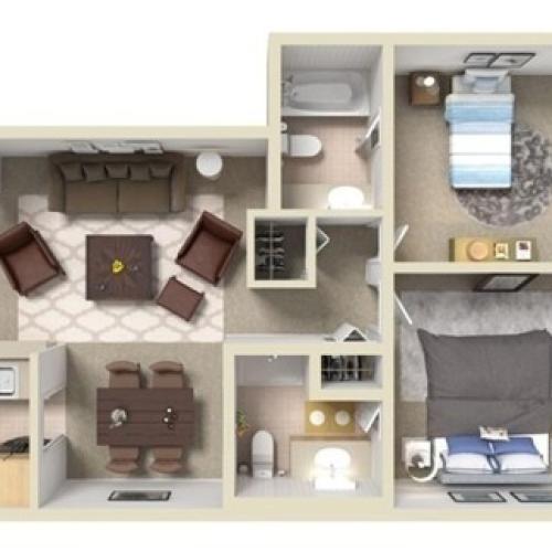 C1R Two Bedroom