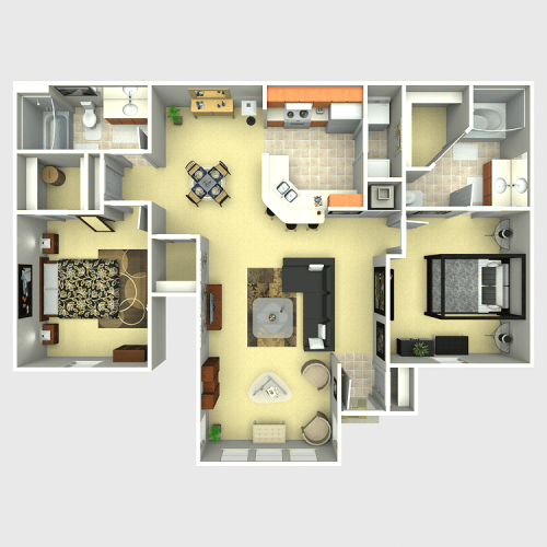 Casas De Soledad C3 Pinon Solarium Two Bedrooms