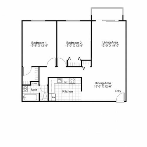B1B  | Colonial Village Apartments | Apartments in Manchester NH